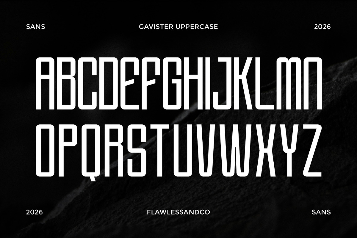 Gavister - Condensed Sans Serif, a Sans Serif Font by Flawless And Co (Photo 7 of 10)