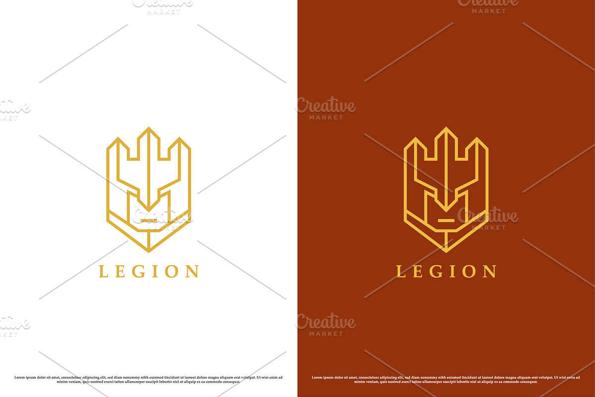Royal Knight Warrior Logo Design, a Branding & Logo Template by Morvana Crew