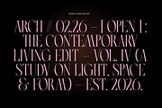 Asfar - Modern Ligatures Font, a Serif Font by Nirmana Visual (Thumbnail 10 of 10)