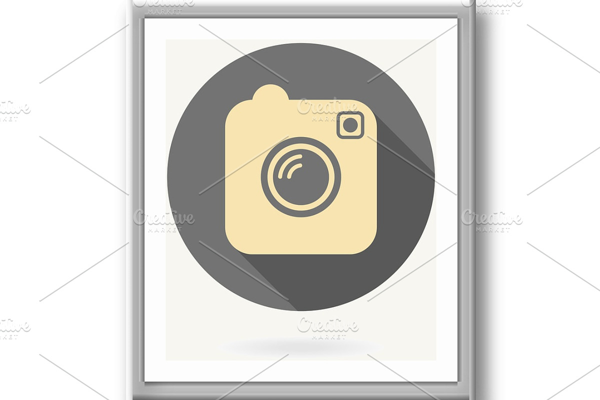Modern Vector Logo With Camera in, an Icon by FineArtStudio (Photo 3 of 3)
