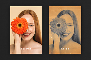 Vintage Portrait Poster Effect