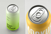 Metal Soda Can Mockup Bundle, a Packaging Mockup by graphypix (Thumbnail 5 of 15)