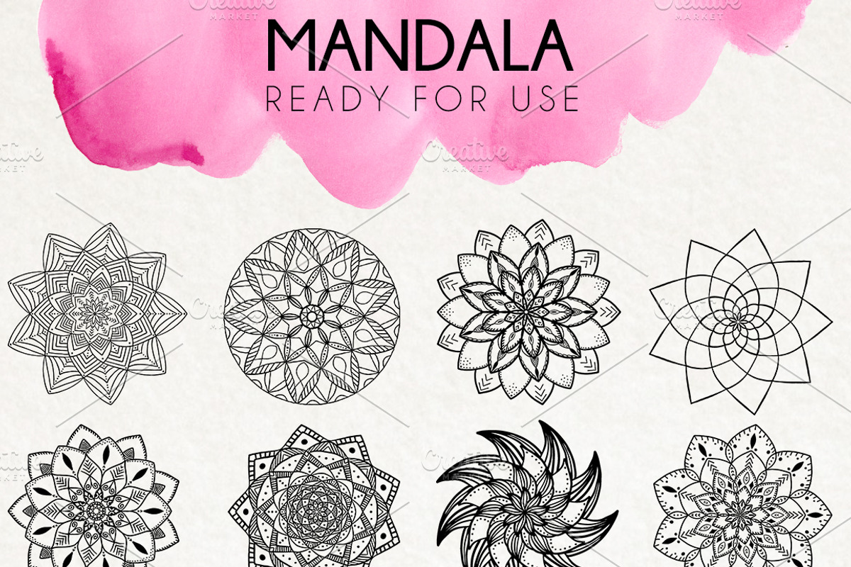 The Universe of Mandala, an Object Illustration by BilberryCreates (Photo 4 of 12)
