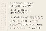 Hermitage, a Serif Font by Larin Type Co. (Thumbnail 11 of 12)