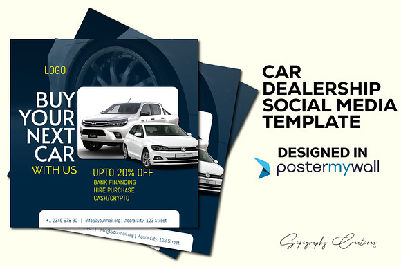 Car Dealership Social Media Template preview 3