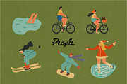 National Park & Camping MAP CREATOR, a Person Illustration by Paper Cherry (Thumbnail 2 of 21)