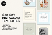 Modern Wellness Instagram Templates, a Social Media Template by denofdreamers (Thumbnail 1 of 6)