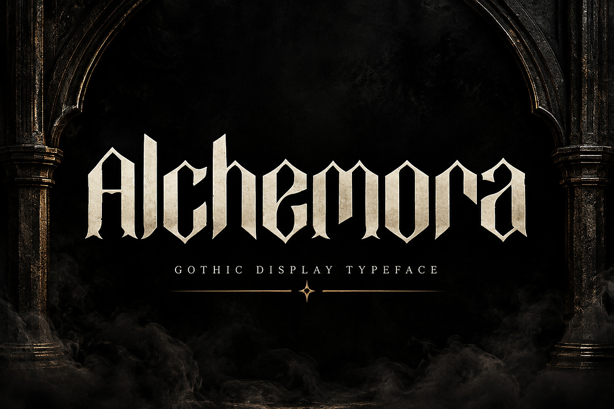 Alchemora, a Blackletter Font by Wow Magic (Photo 1 of 4)