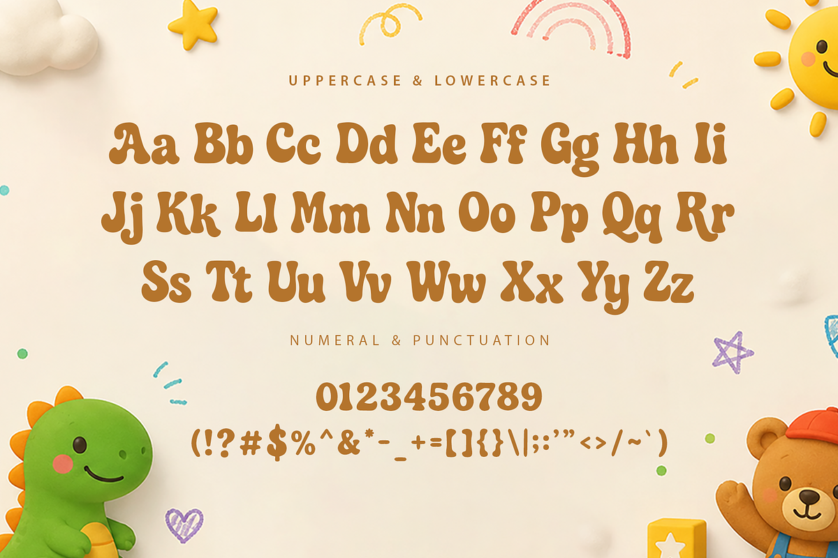 Mellow Pop - Modern Kids Font, a Handwritten Font by overlaytemplates (Photo 4 of 5)