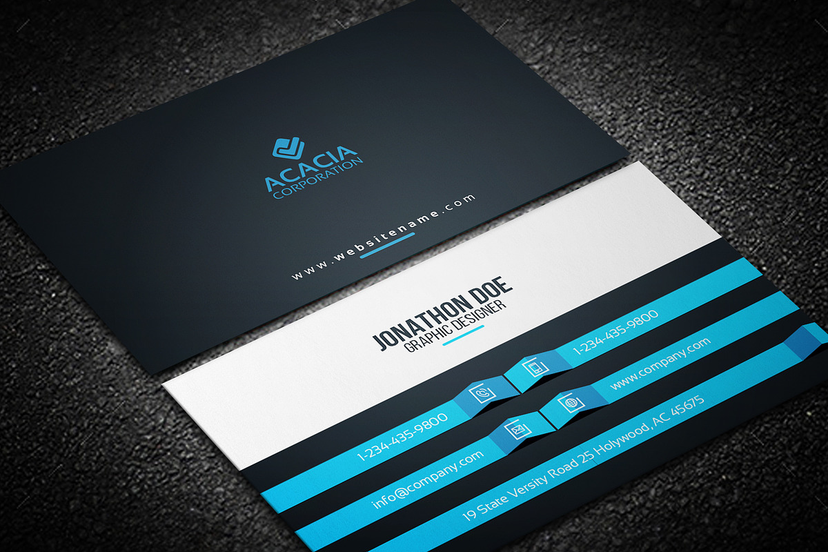 Elegant Business Card V-02, a Business Card Template by DesignGhar (Photo 5 of 7)