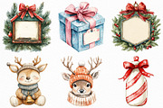 Baby’s 1st Christmas Clipart, an Illustration by Craft Nest (Thumbnail 3 of 6)