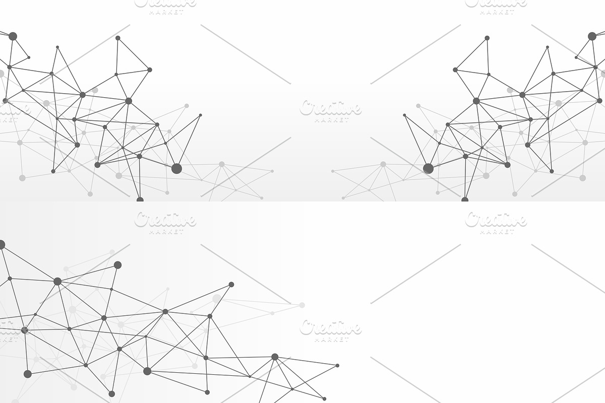 8 Blockchain Backgrounds Set 4, a Texture Graphic by karetniy (Photo 2 of 5)