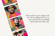 Avant Garden Fashion Collages, a Wallpaper Graphic by HipFonts (Thumbnail 4 of 9)