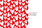 Red Hearts Valentines Day Papers, a Pattern Graphic by ilonitta (Thumbnail 6 of 10)