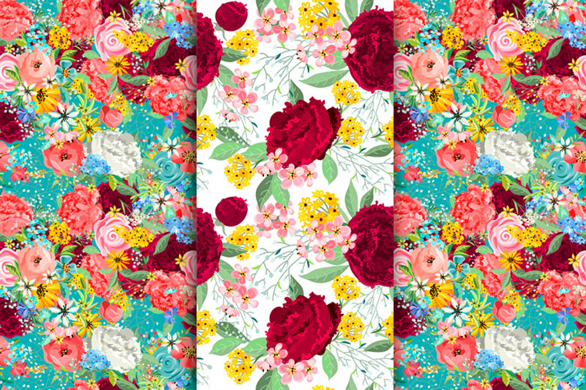 Pack of seamless patterns, a Decorative Illustration by ARSCOR (Photo 6 of 6)