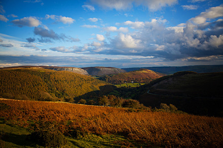 Green Hills and Blue Sky