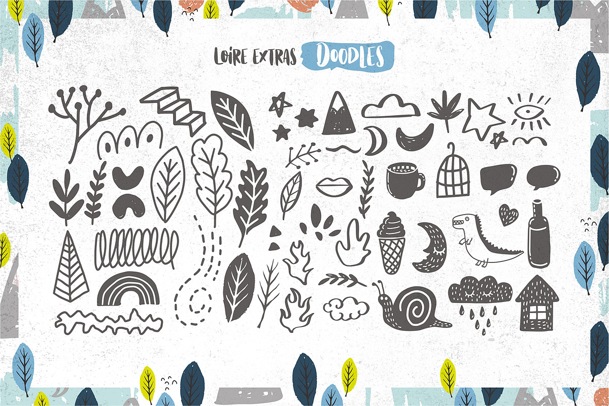 Loire Font Pack + Graphic Bundle, a Font by Heybing Supply Co. (Photo 12 of 15)