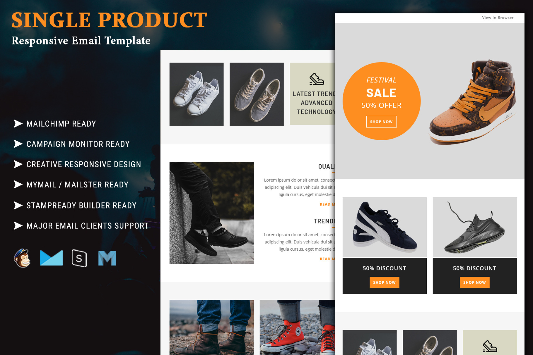 Single Product – Email Template, an Email Template by Pennyblack Templates