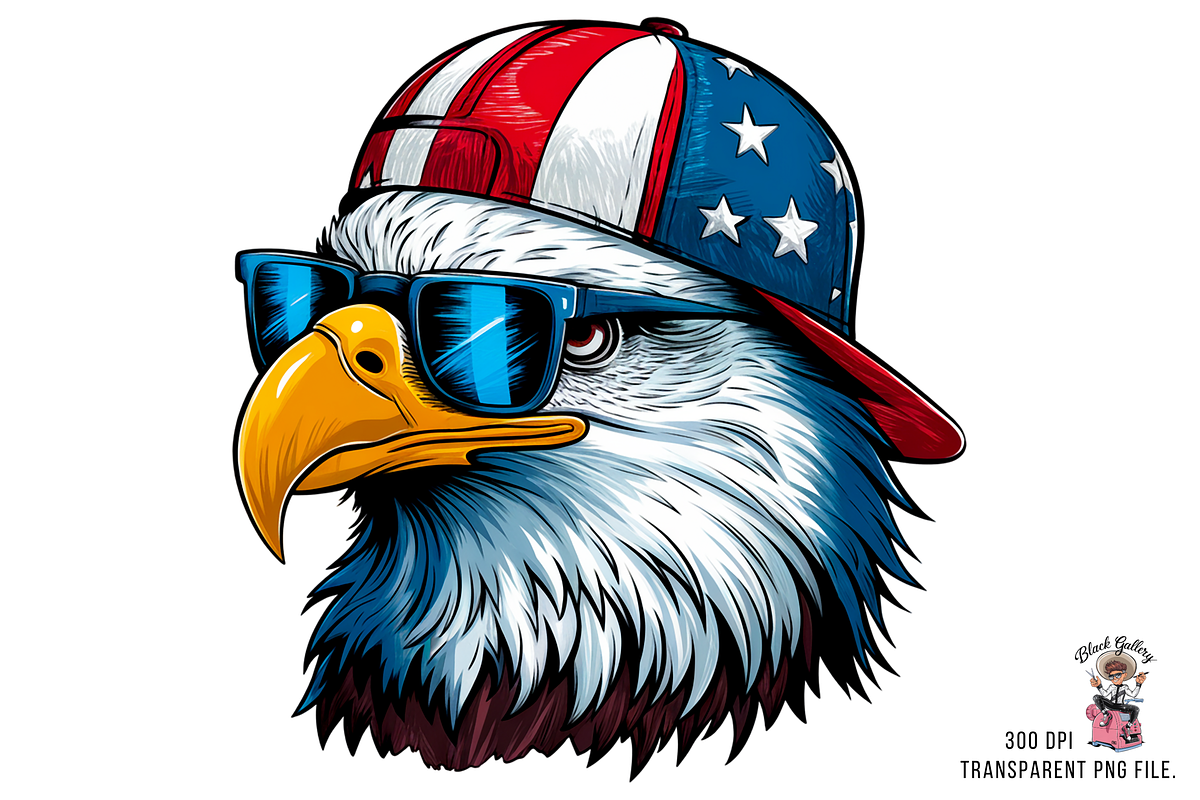 Eagle American Patriotic PNG Bundle, a Graphic by Clipart Bloom (Photo 2 of 11)
