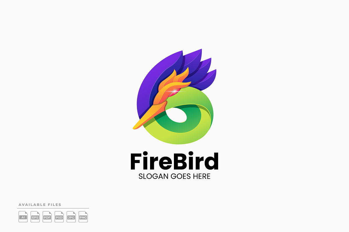 Fire Bird Logo Template, a Branding & Logo Template by Zeer Graphic
