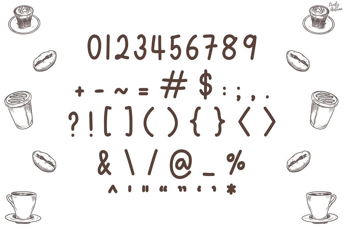Mocha | Handwriting font, a Handwritten Font by LivelyAutumn11.11 (Photo 3 of 5)