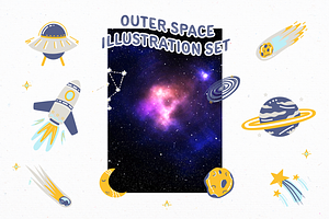 Universe Outer Space Illustration