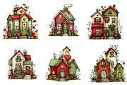farmhouse valentine clipart, an Illustration by CreationArt (Thumbnail 4 of 5)