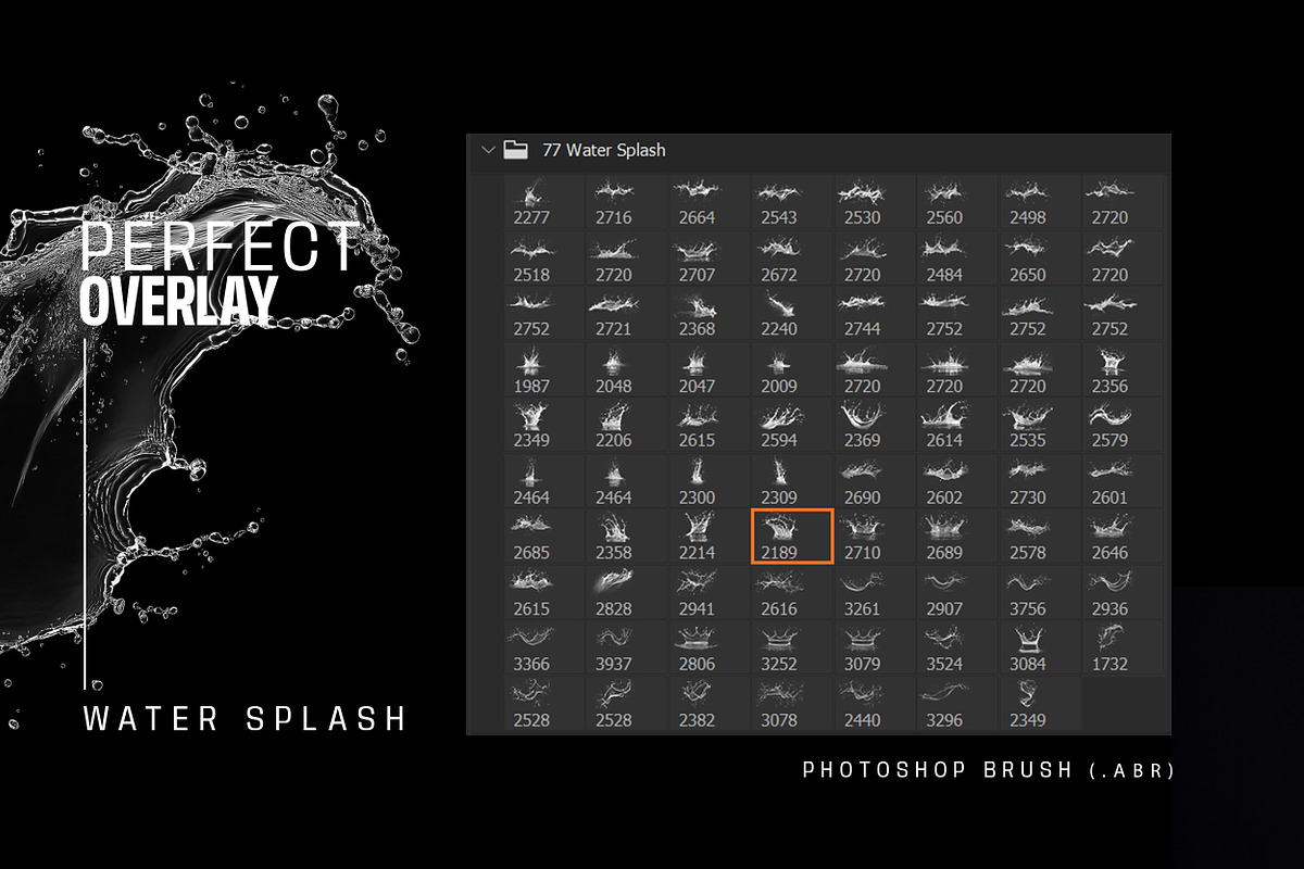 Water Splash PS Brush