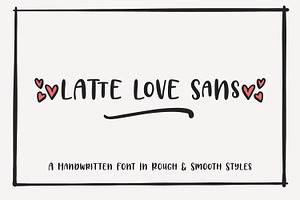 Latte Love Sans