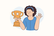 Reward Success Illustration, an Object Graphic by Jump Studio (Thumbnail 9 of 14)
