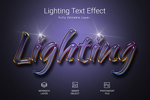 Lighting Psd Text Layer Style Effect, a Layer Style Add-On by zahidhossainalif