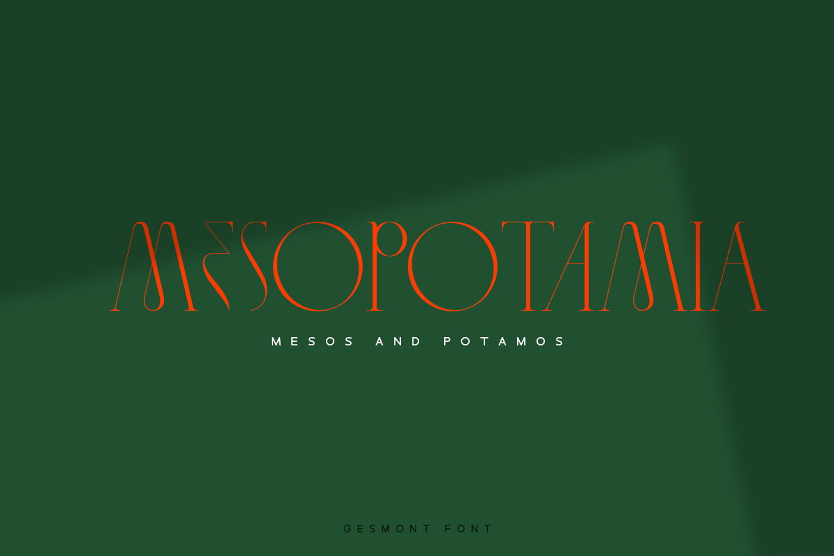 Gesmont, a Serif Font by vuuuds (Photo 7 of 17)