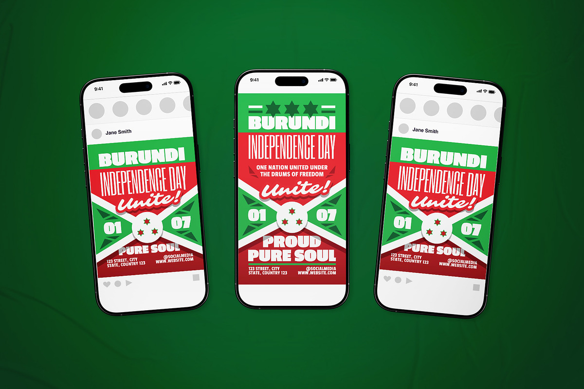 Burundi Independence Day Flyer Set, a Flyer Template by The Good Store (Photo 2 of 2)