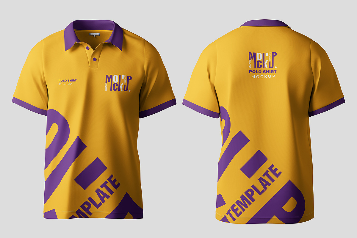 Polo Shirt Mockup Sets, a Shirt Mockup by Artnivora.Std (Photo 2 of 4)