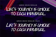Wreck Brush - SVG Graffiti, a Handwritten Font by Indotype Foundry (Thumbnail 5 of 10)