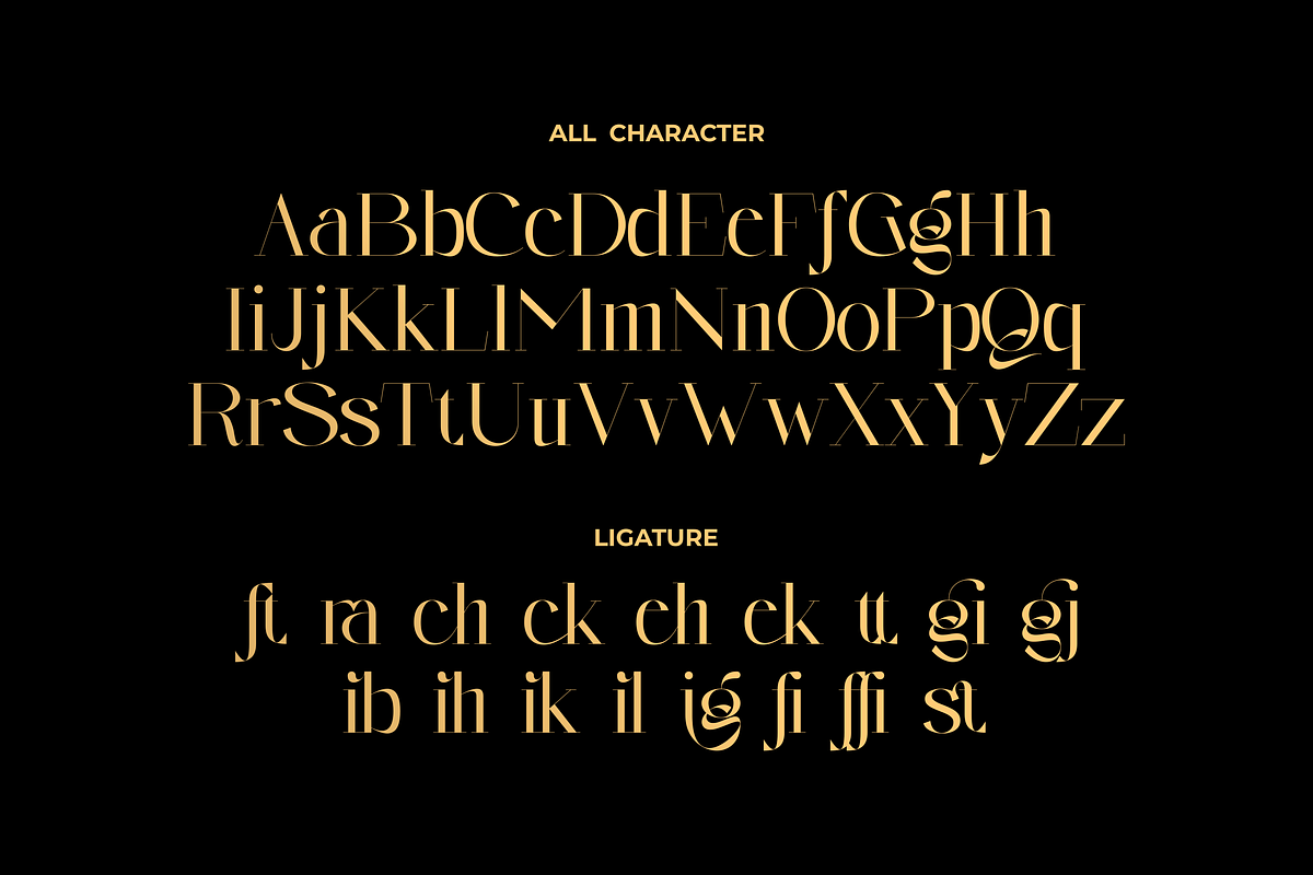 Gagile Aigusta - Modern Display Font, a Serif Font by Zakazis (Photo 3 of 6)