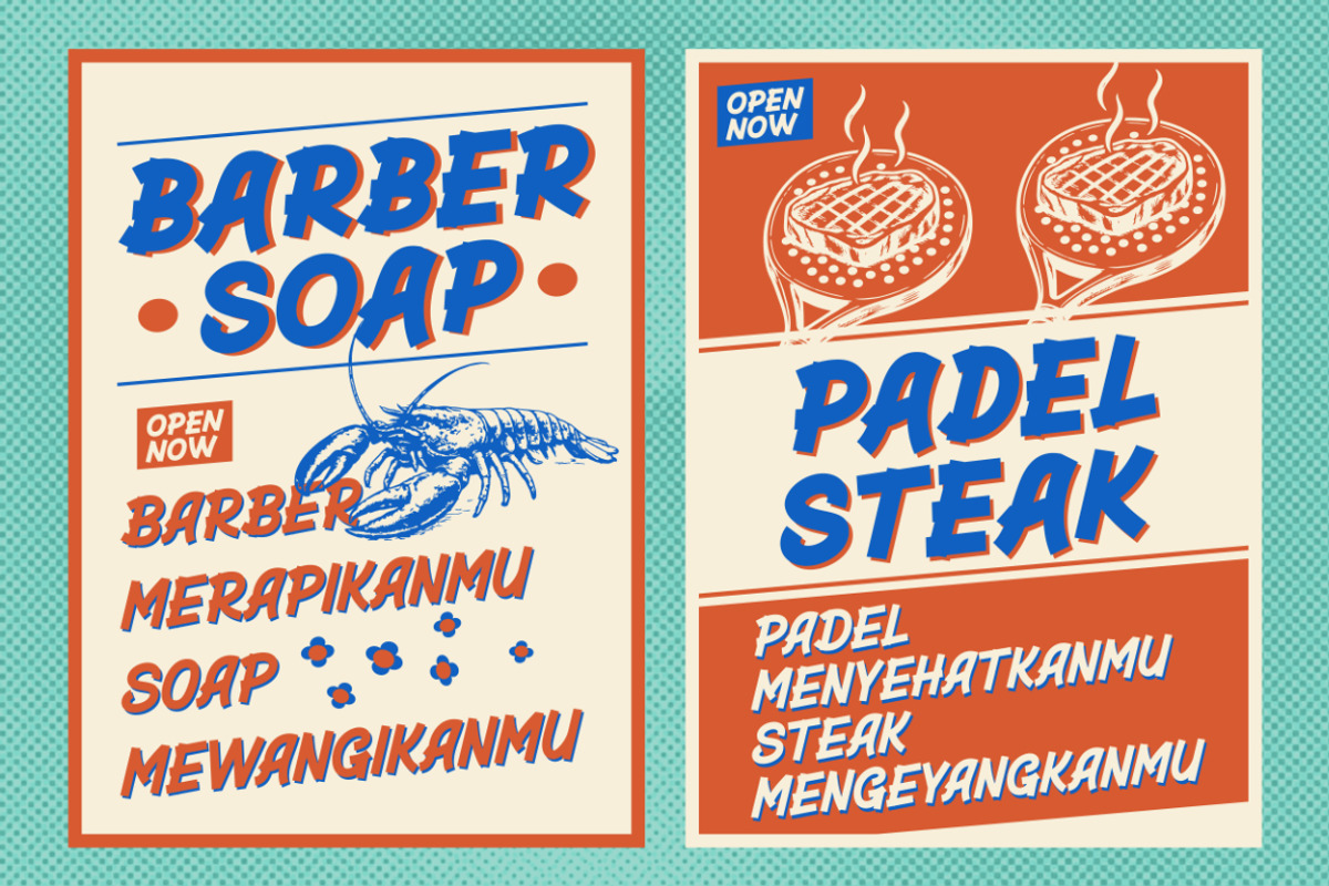 VT Artico Clover – Retro Brush Font, a Handwritten Font by ViactionType (Photo 5 of 12)