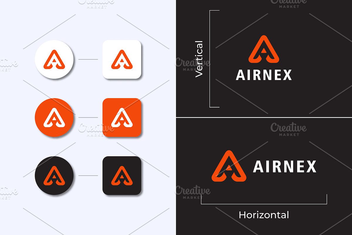 Modern A Letter Logo Design, a Branding & Logo Template by Orin Creative (Photo 4 of 6)
