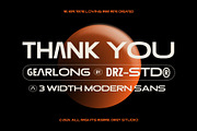 Gearlong – 3 Width Modern Sans Font, a Sans Serif Font by Drizy (Thumbnail 10 of 10)