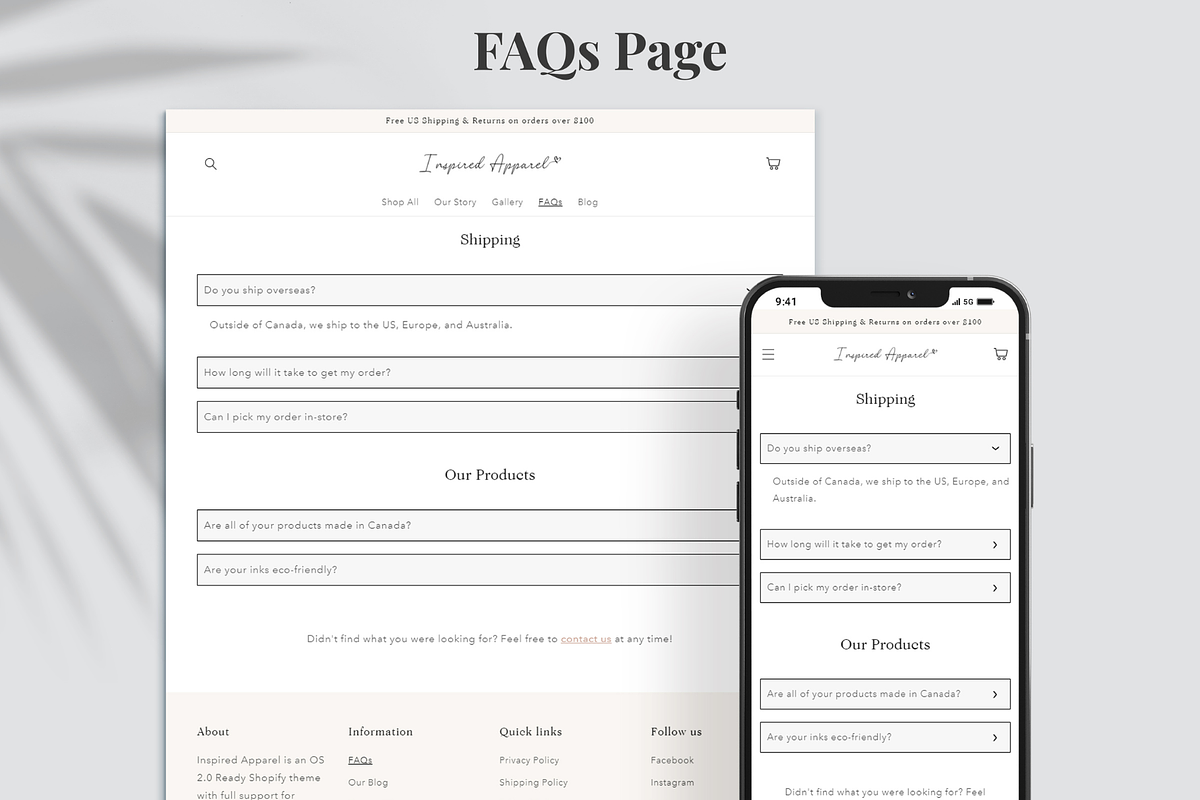 Apparel - Boho Fashion Shopify Theme, a Templates & Theme by InspiredTheme (Photo 7 of 9)