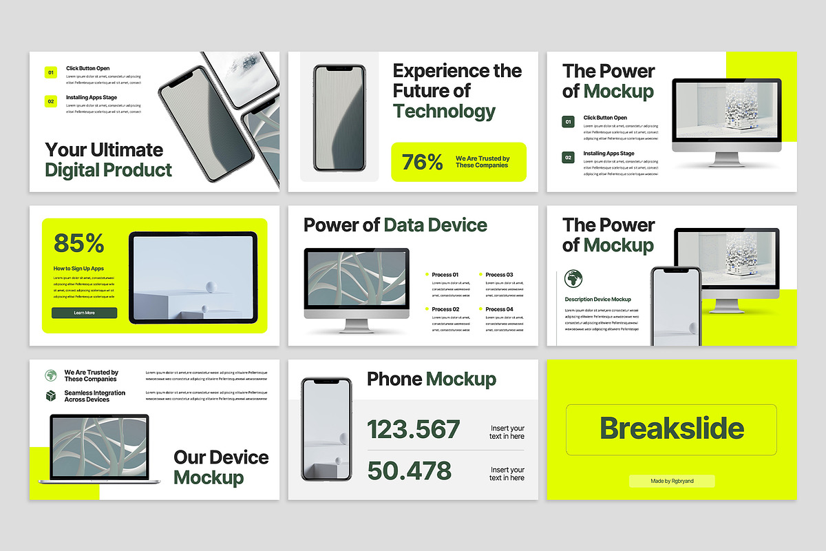 Device Mockup Powerpoint preview 4