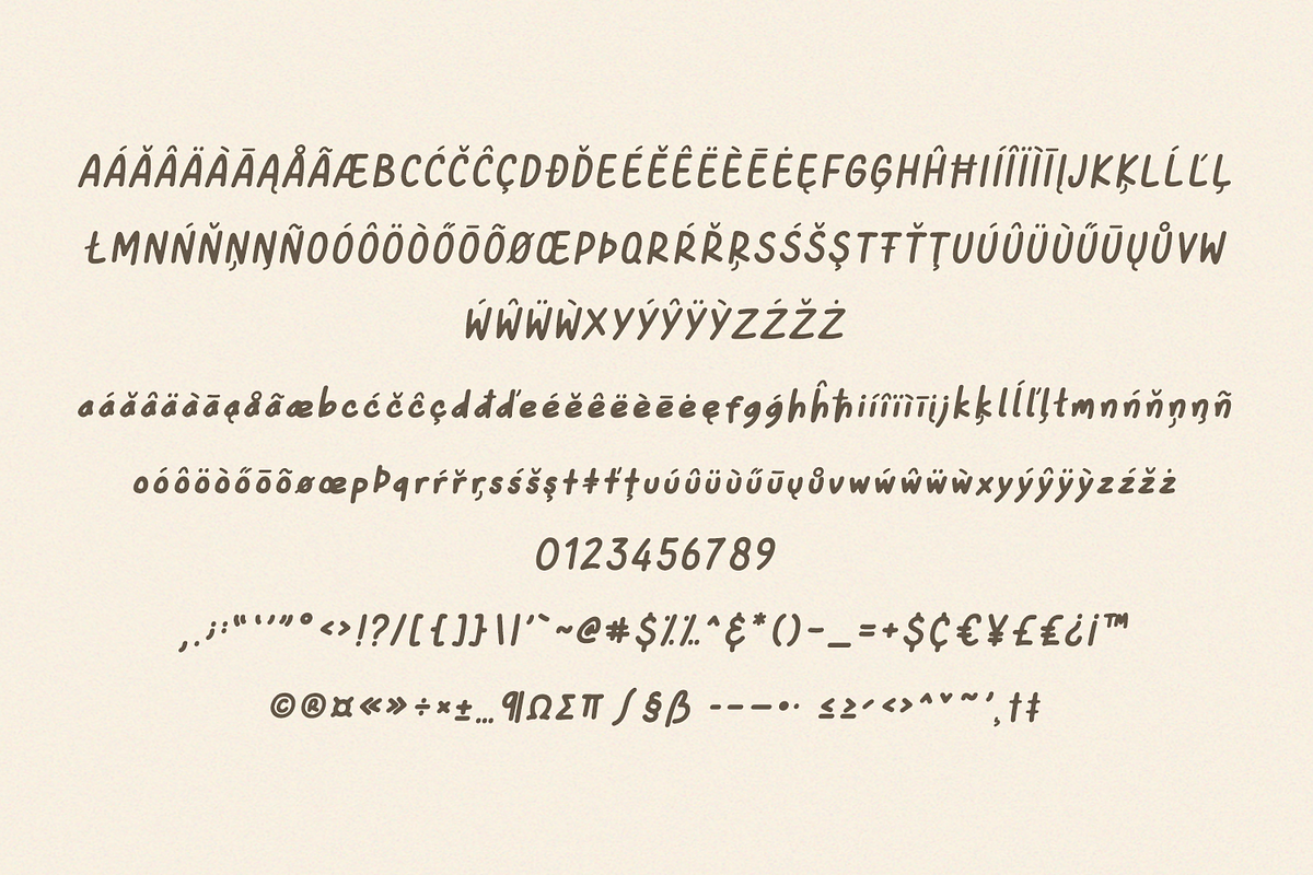 Cinnamon, a Script Font by FactoryType Studio (Photo 6 of 6)