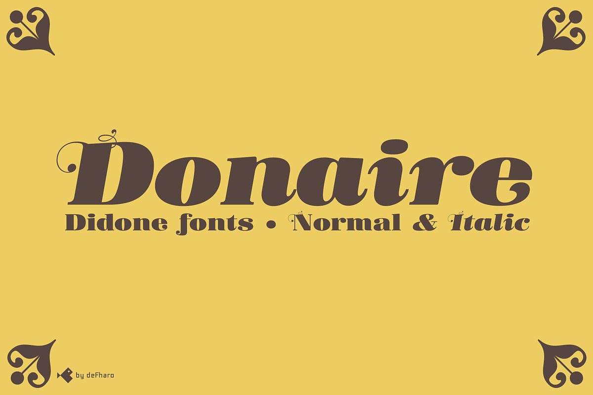Donaire, Reg. & Italic, a Serif Font by deFharo (Photo 9 of 10)