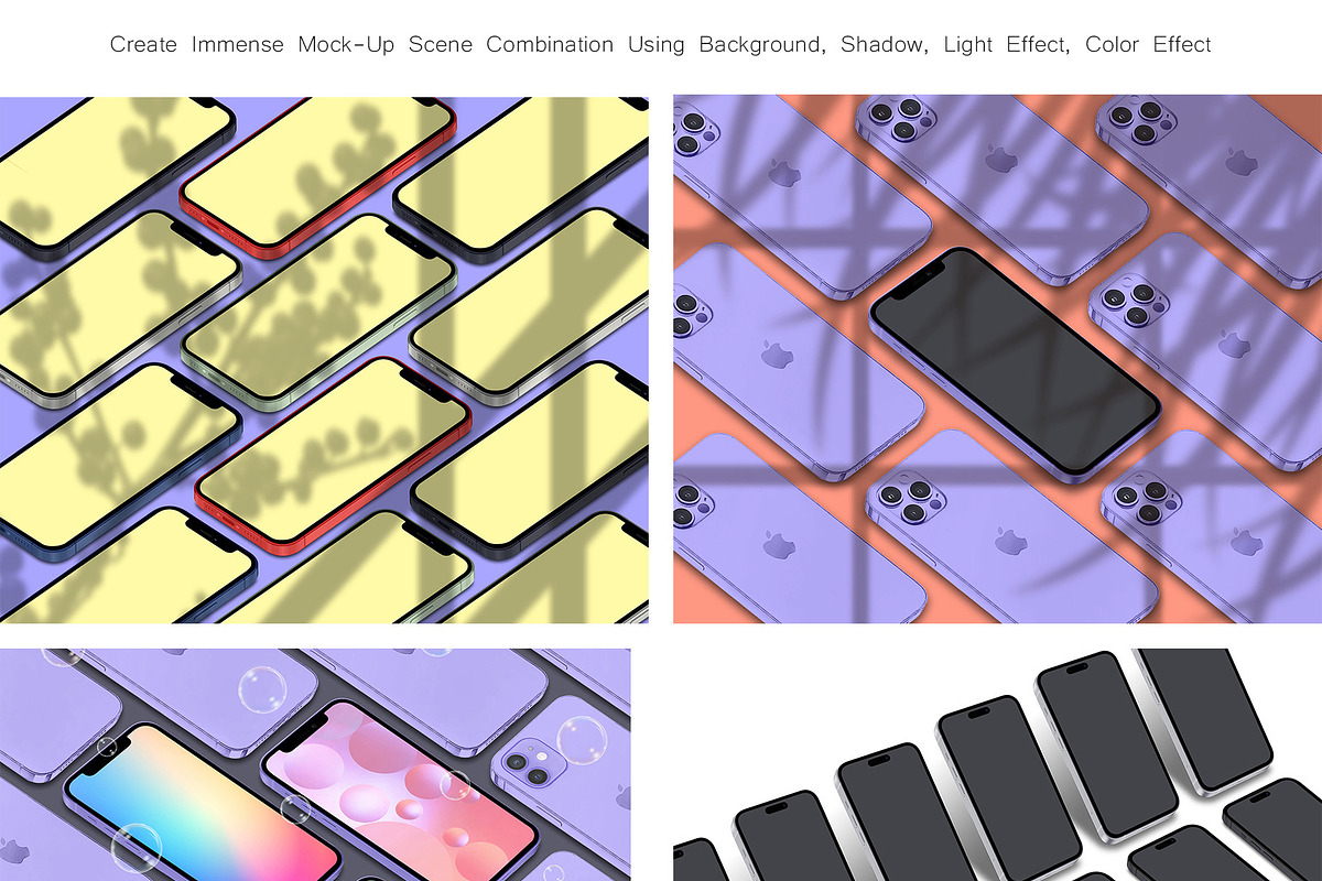 ALL 3D iPHONE MOCK-UP BUNDLE VOL-2, an iPhone Mockup by Graphicsworld125 (Photo 7 of 20)