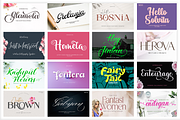The Huge Font Bundle, a Script Font by Gatype (Thumbnail 3 of 11)