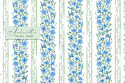 Cornflower wallpaper pattern, a Pattern Graphic by SirenaArt (Thumbnail 3 of 13)