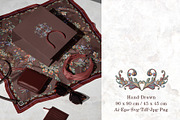Autumn Baroque Paisley Silk Scarf, an Object Graphic by ilustrinna (Thumbnail 3 of 10)