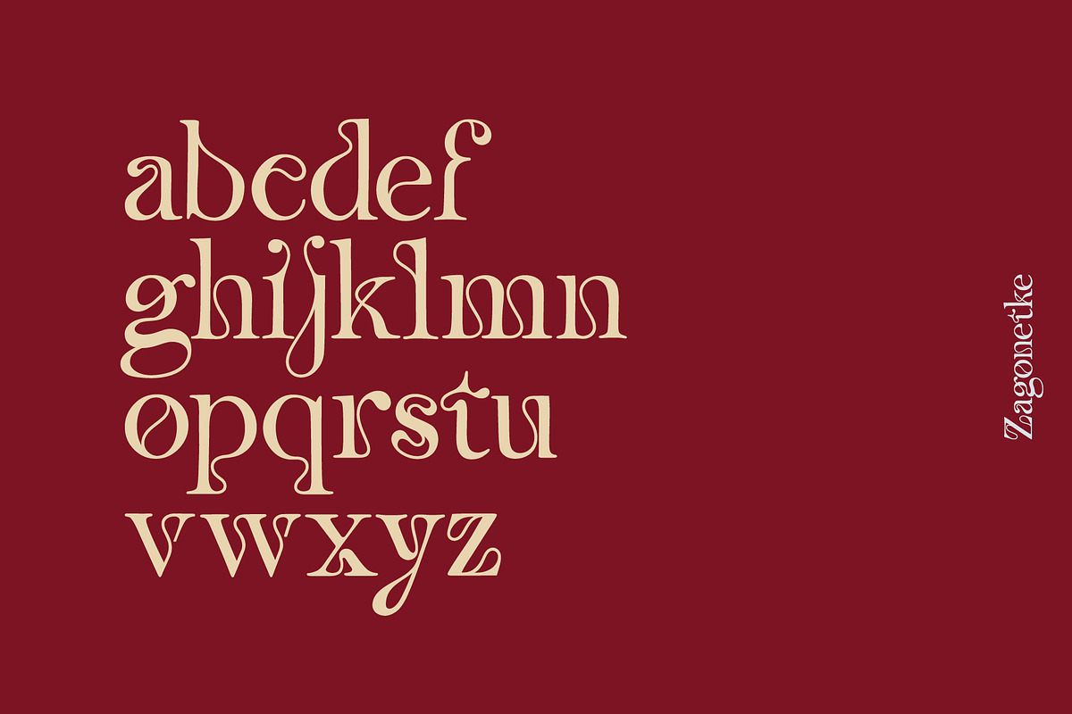 ZAGONETKE - UNIQUE DISPLAY FONT, a Sans Serif Font by NendesKombet Studio (Photo 7 of 11)