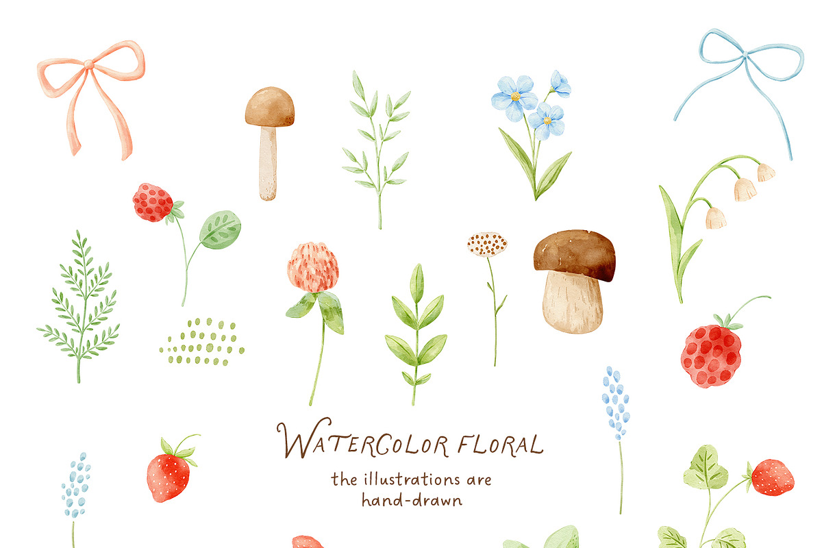 Summer in the countryside clipart, a Decorative Illustration by polikarpovaart (Photo 16 of 19)