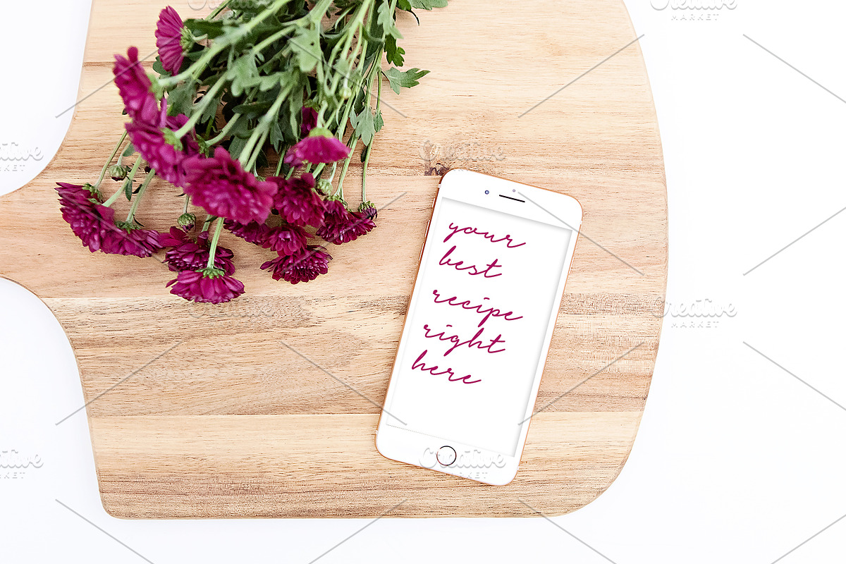 FRESH BREAKFAST LAYFLATS, an iPhone Mockup by Mesmerizing Designs (Photo 4 of 6)
